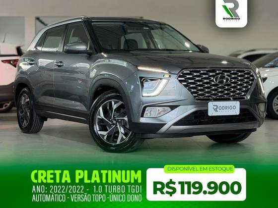 HYUNDAI CRETA 1.0 TGDI FLEX PLATINUM AUTOMÁTICO